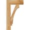 Ekena Millwork Imperial Block Rough Sawn Bracket, Western Red Cedar, 4"W x 16"D x 28"H BKT04X16X28IMP05RWR - alternate 3